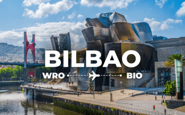 Kolejna nowość Wizz Air z Wrocławia. Od grudnia polecimy do Bilbao